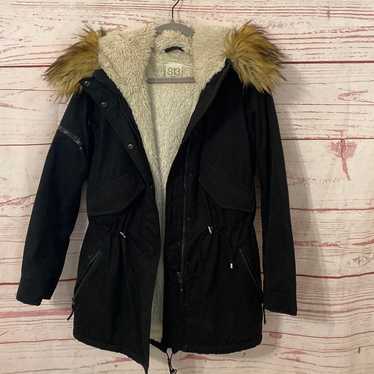 S13 faux fleece and fur lined parka - image 1