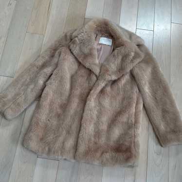 Zara Faux Fur teddy Coat