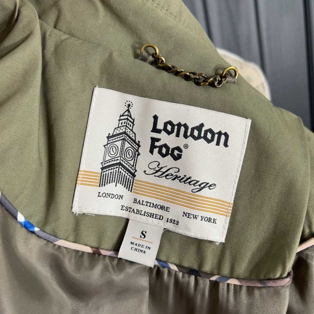 London Fog Green Trench Coat - image 10