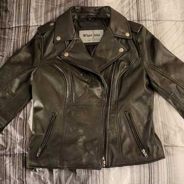 Women's Leather Biker Jacket - image 1