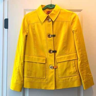 Tory Burch Yellow Cotton Canvas Jacket - image 1