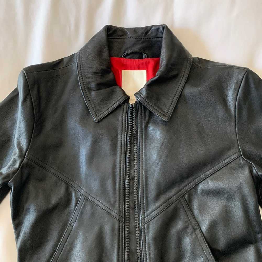 black leather jacket - image 4