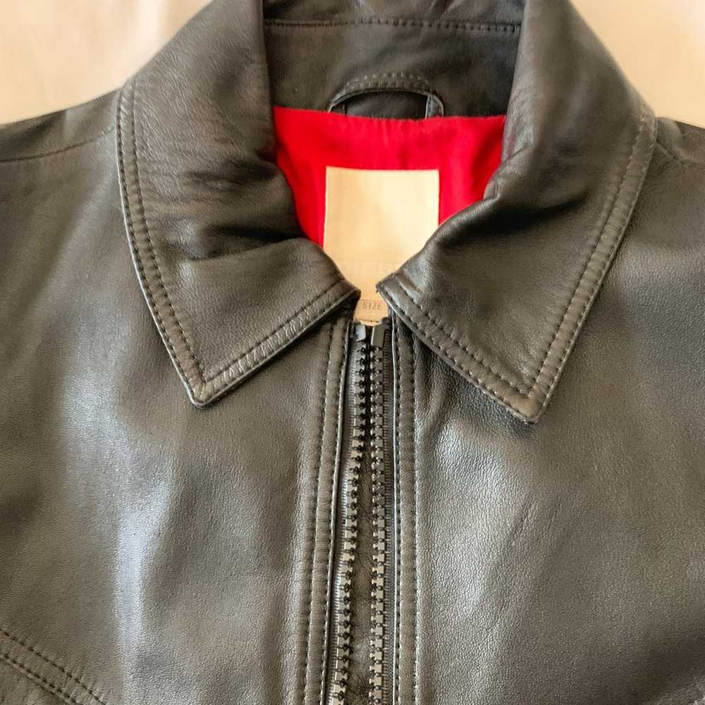 black leather jacket - image 6
