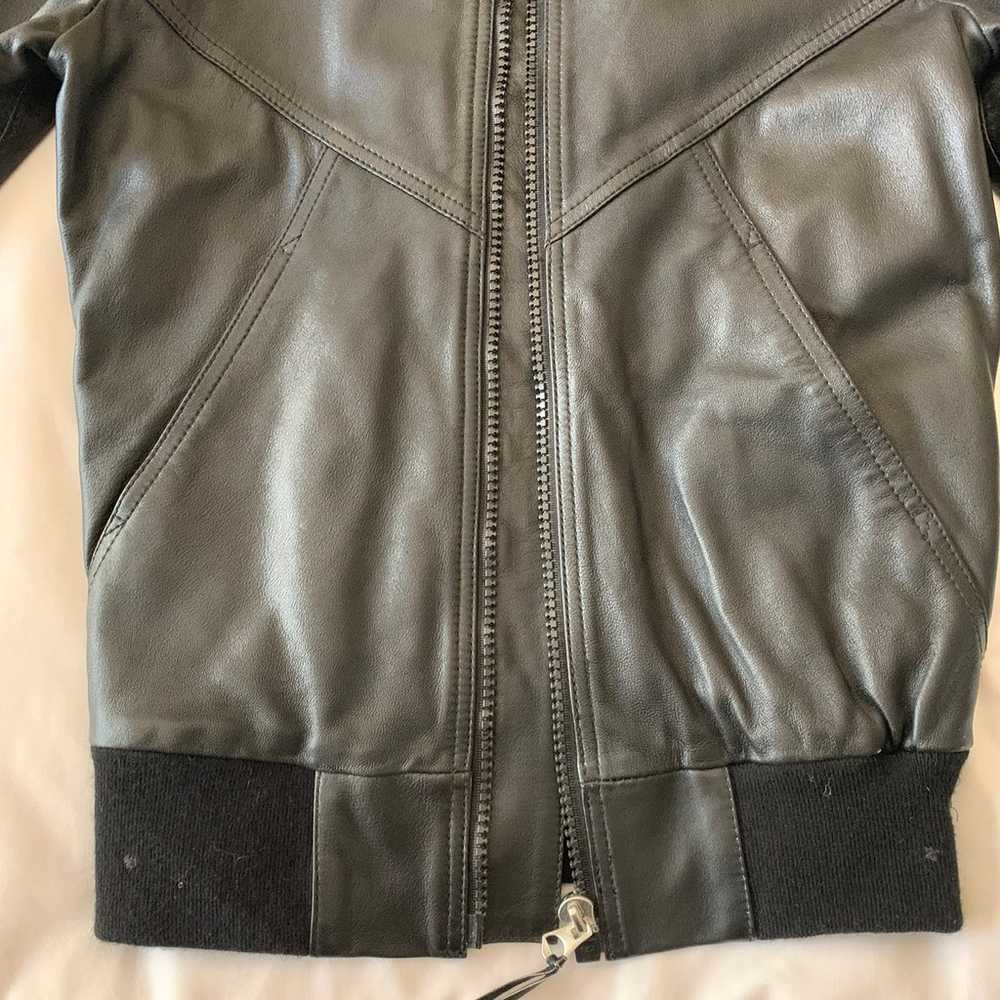 black leather jacket - image 7