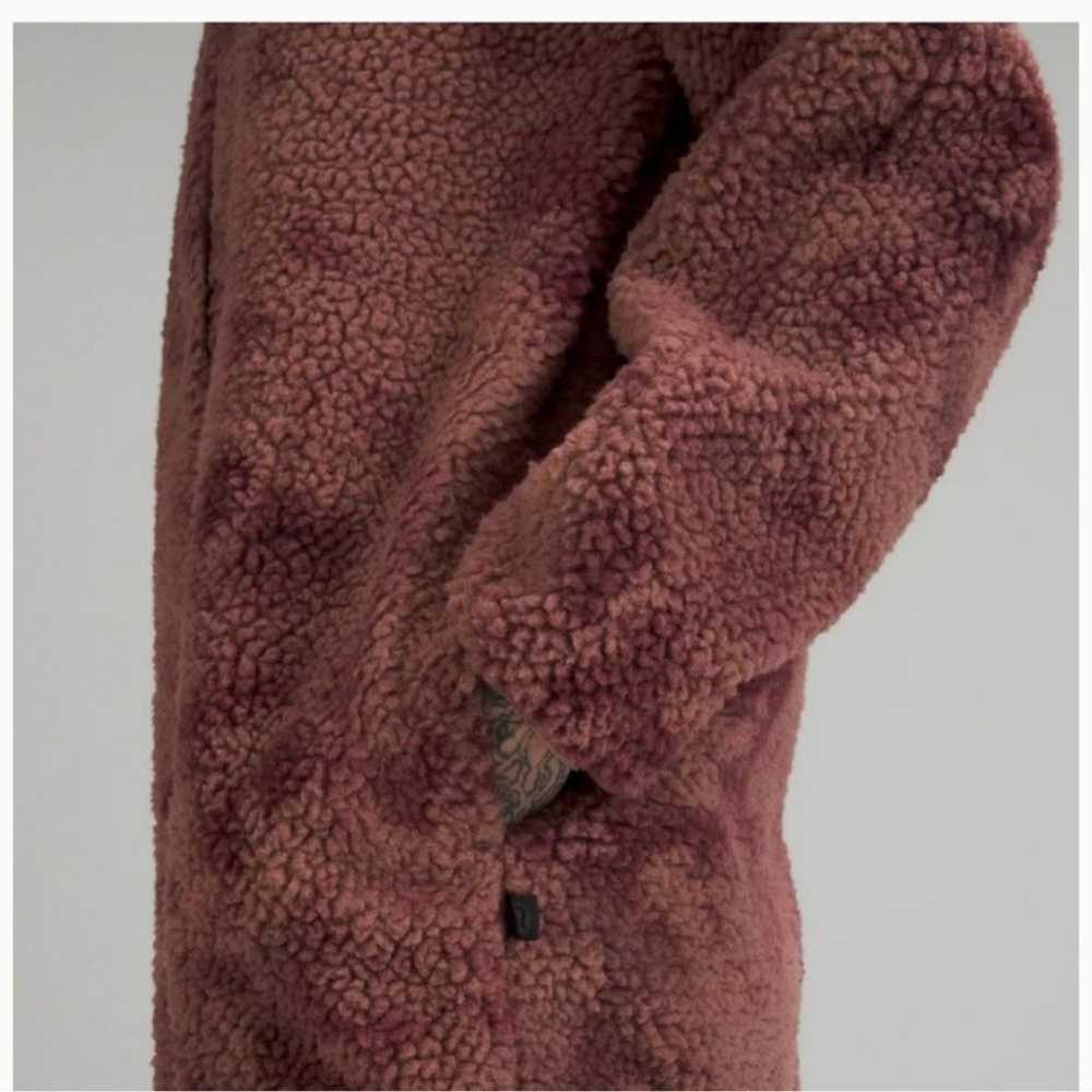Lululemon lab Textured Fleece Coat Diamond Dye Du… - image 5