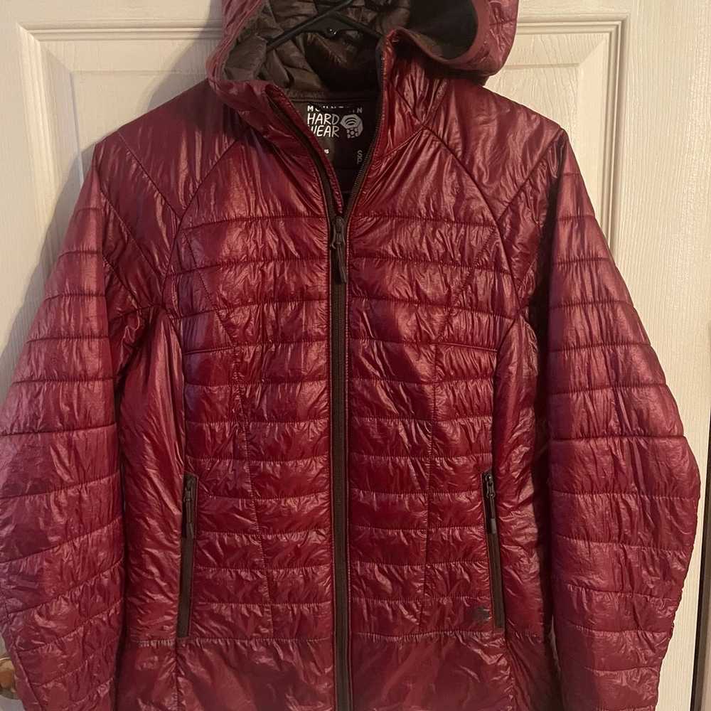 Mountain Hardwear puffer hoodie jacket women’s si… - image 1