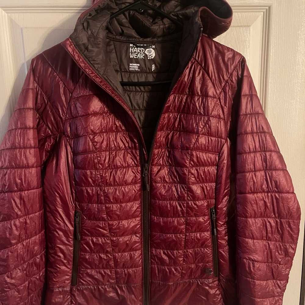 Mountain Hardwear puffer hoodie jacket women’s si… - image 2