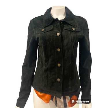 For Joseph vintage black suede jacket S