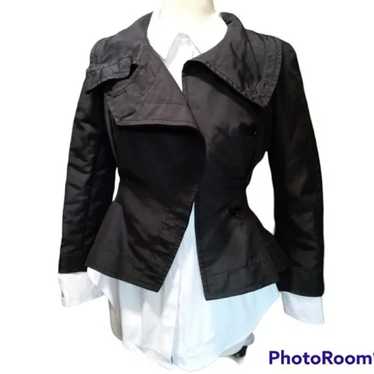 Vintage Giorgio Armani Short Black Jacket Small 4 - image 1