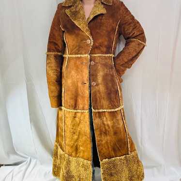 Gi & Jo • Vintage 70s Style Trench Coat. Size lar… - image 1