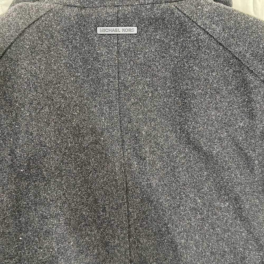 MICHAEL KORS Men's Dark Grey Wool 6 Pocket Coat - image 10