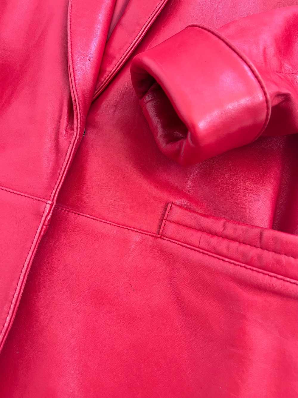 Red Leather Jacket - image 11
