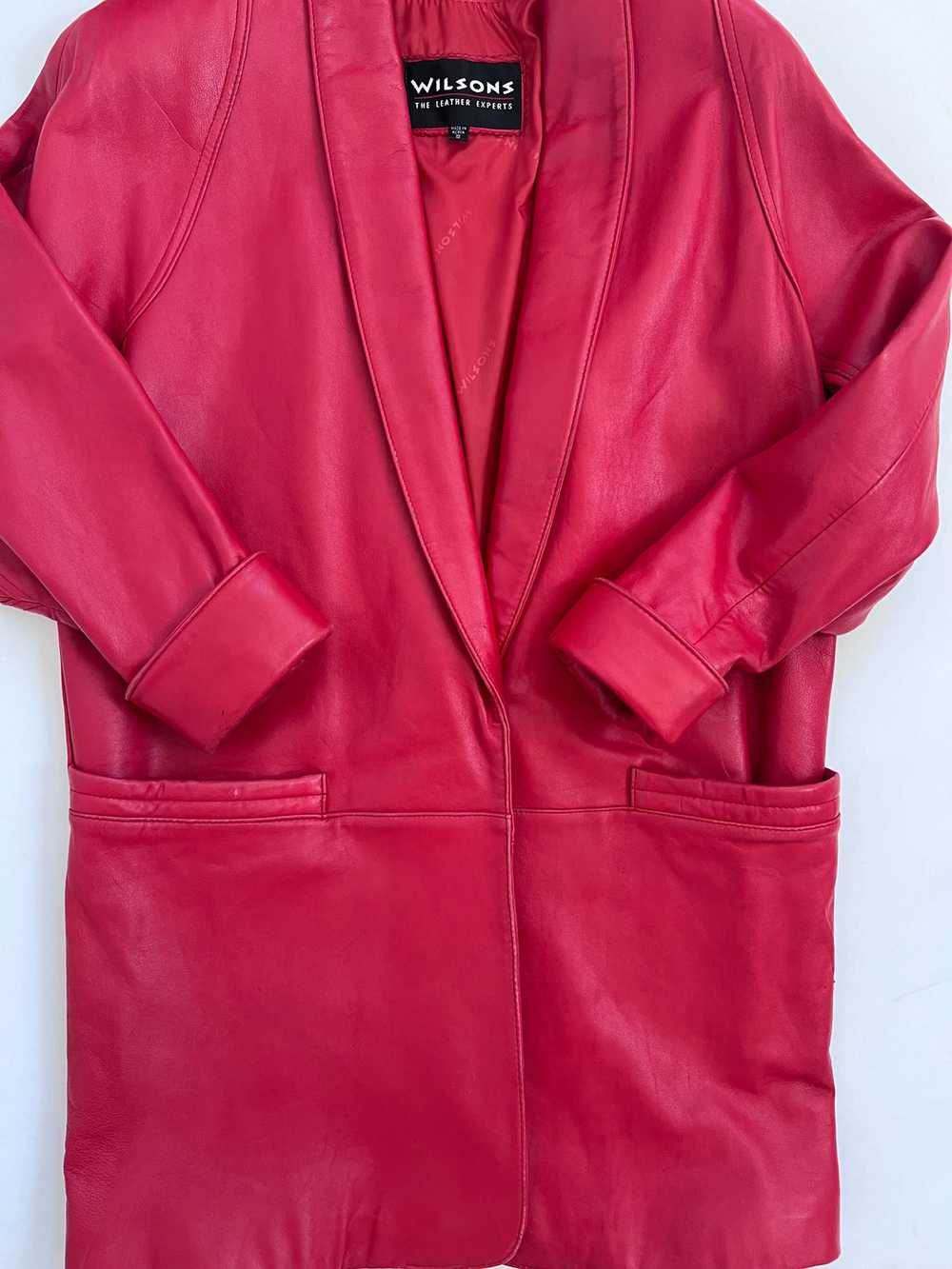Red Leather Jacket - image 8