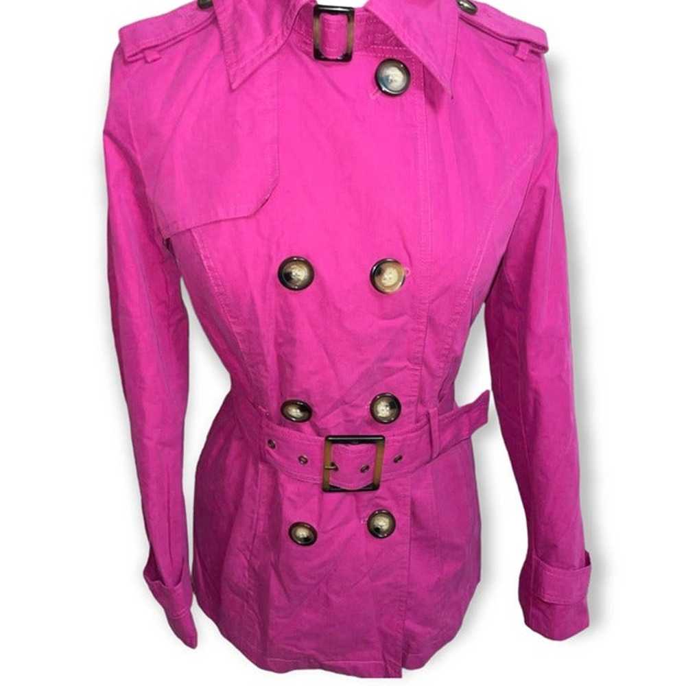 Winter Top For Cynthia Pink Magenta Button Coat L… - image 2