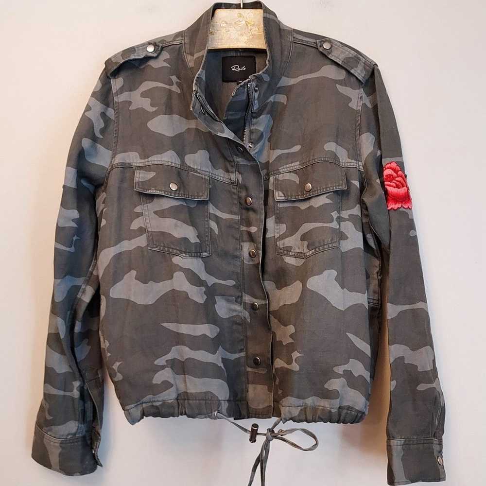 Rails Collins Camouflage Embroidered Zip Jacket M… - image 4