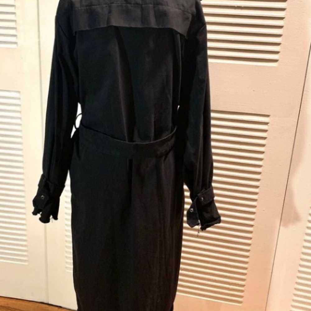 Cotton black coat - image 5