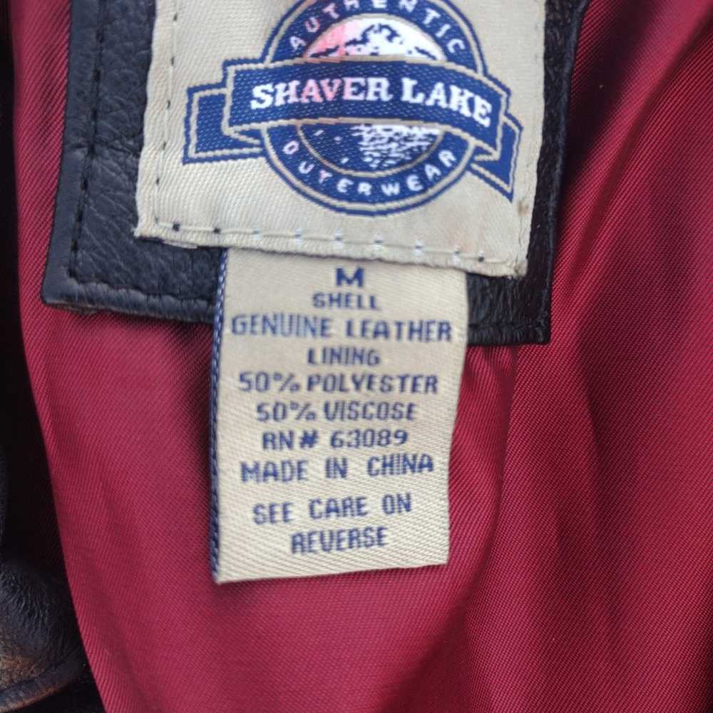 Shaver Lake women's leather jacket NWOT Size Medi… - image 10