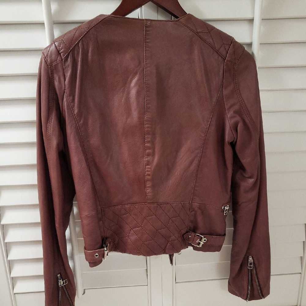 Goosecraft Leather Biker Jacket, women's M - image 4