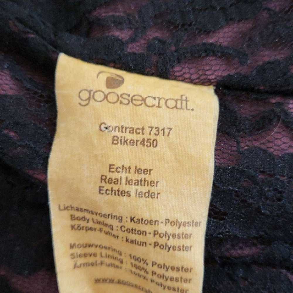 Goosecraft Leather Biker Jacket, women's M - image 7