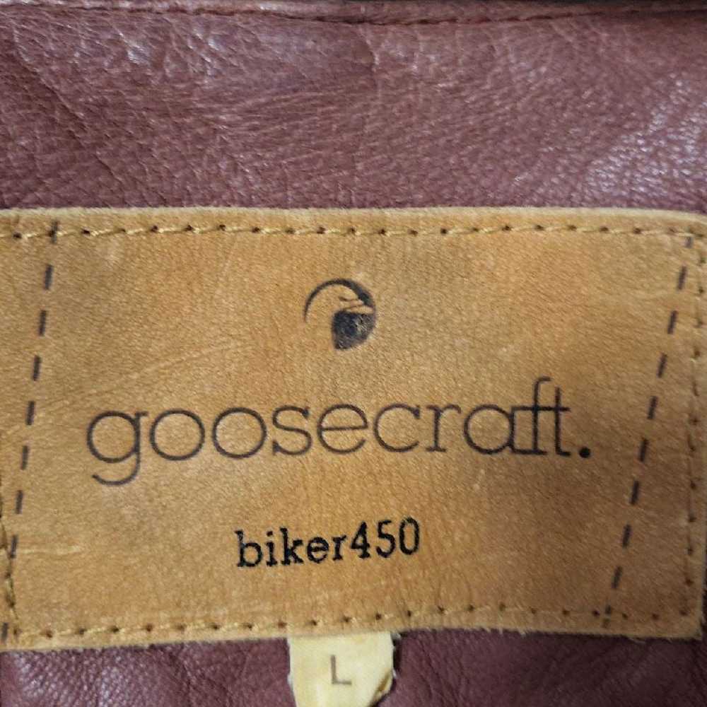 Goosecraft Leather Biker Jacket, women's M - image 8