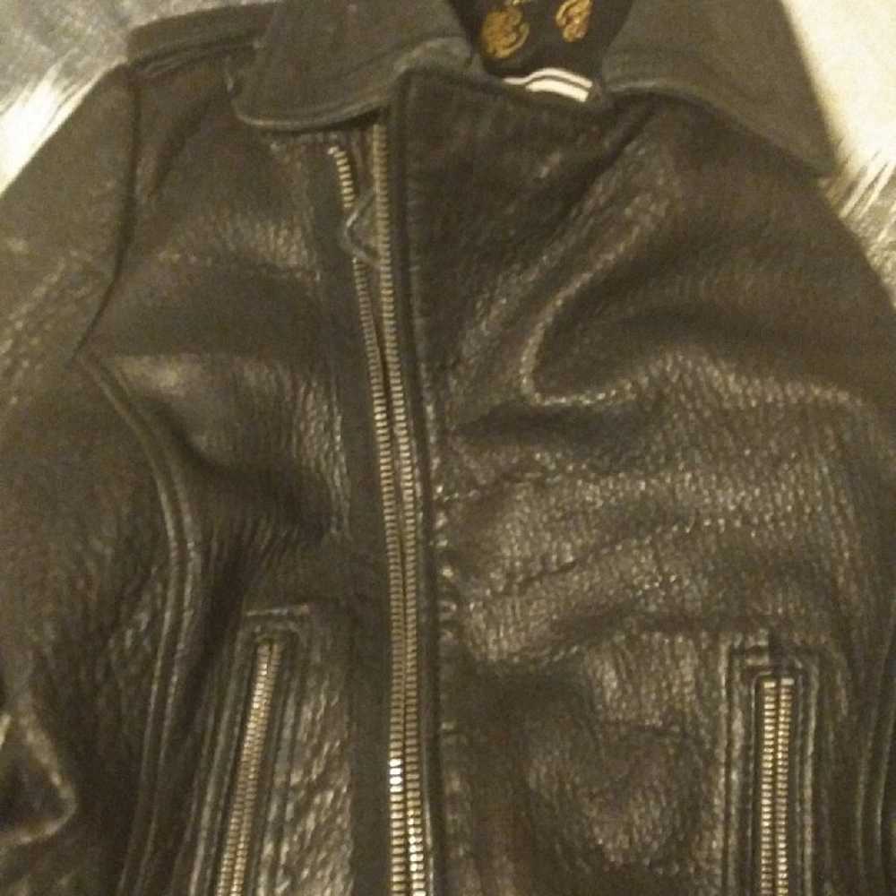 leather jacket women - image 2