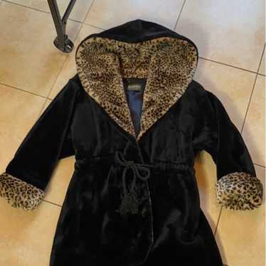 Gorgeous New black leopard fax jacket - image 1