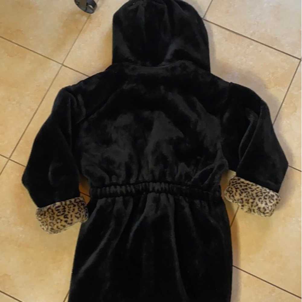 Gorgeous New black leopard fax jacket - image 2