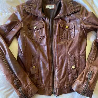 Bershka leather jacket