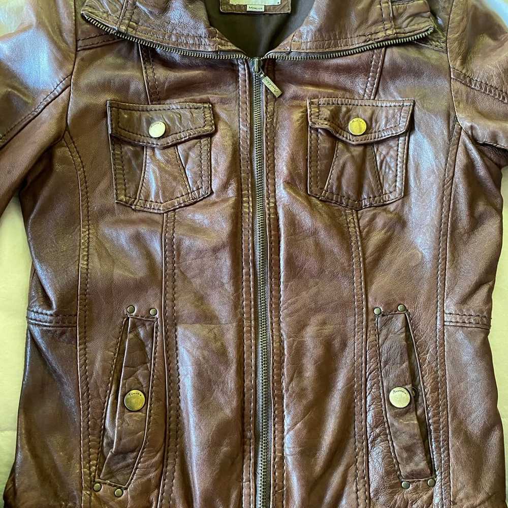 Bershka leather jacket - image 3