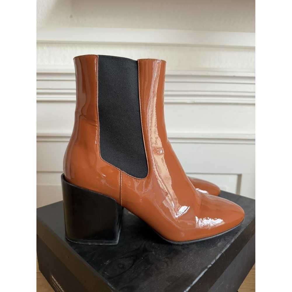 Dries Van Noten Patent leather ankle boots - image 5