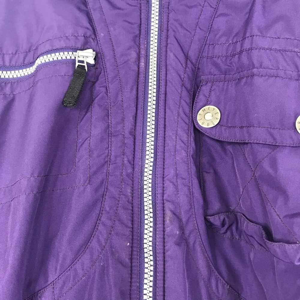 VINTAGE Obermeyer purple crop zip up bomber jacket - image 8