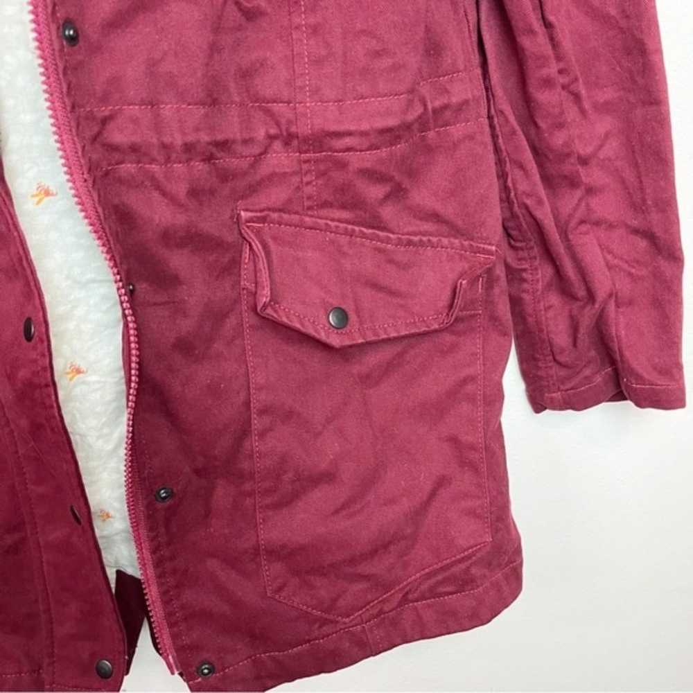 Betabrand Maroon Red Zip Up Field Jacket Size M W… - image 10