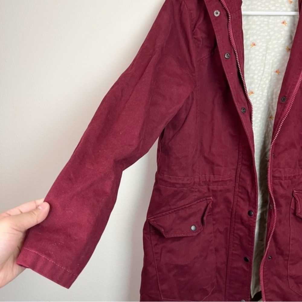 Betabrand Maroon Red Zip Up Field Jacket Size M W… - image 11