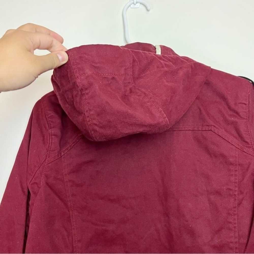 Betabrand Maroon Red Zip Up Field Jacket Size M W… - image 12
