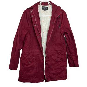 Betabrand Maroon Red Zip Up Field Jacket Size M W… - image 1