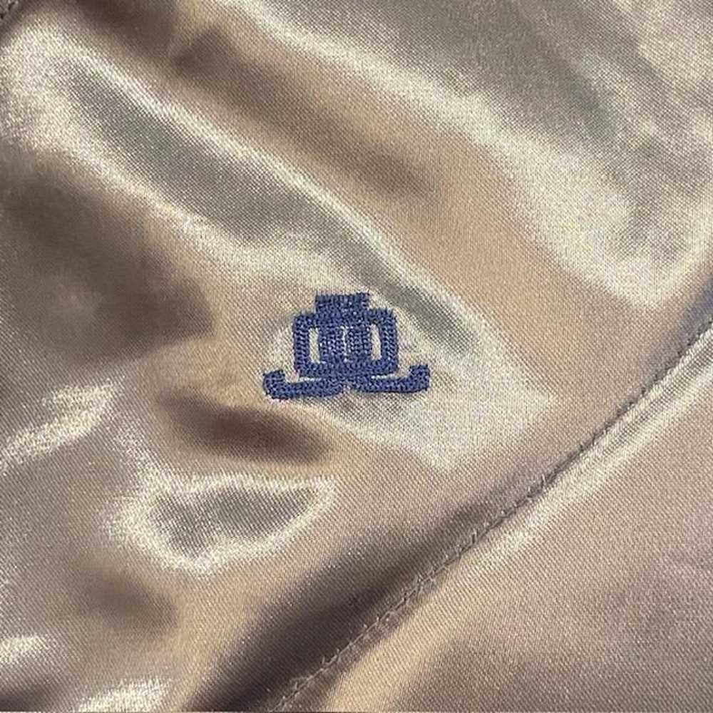 Vintage Y2K JLO Metallic Ice Blue Puffer Jacket H… - image 5