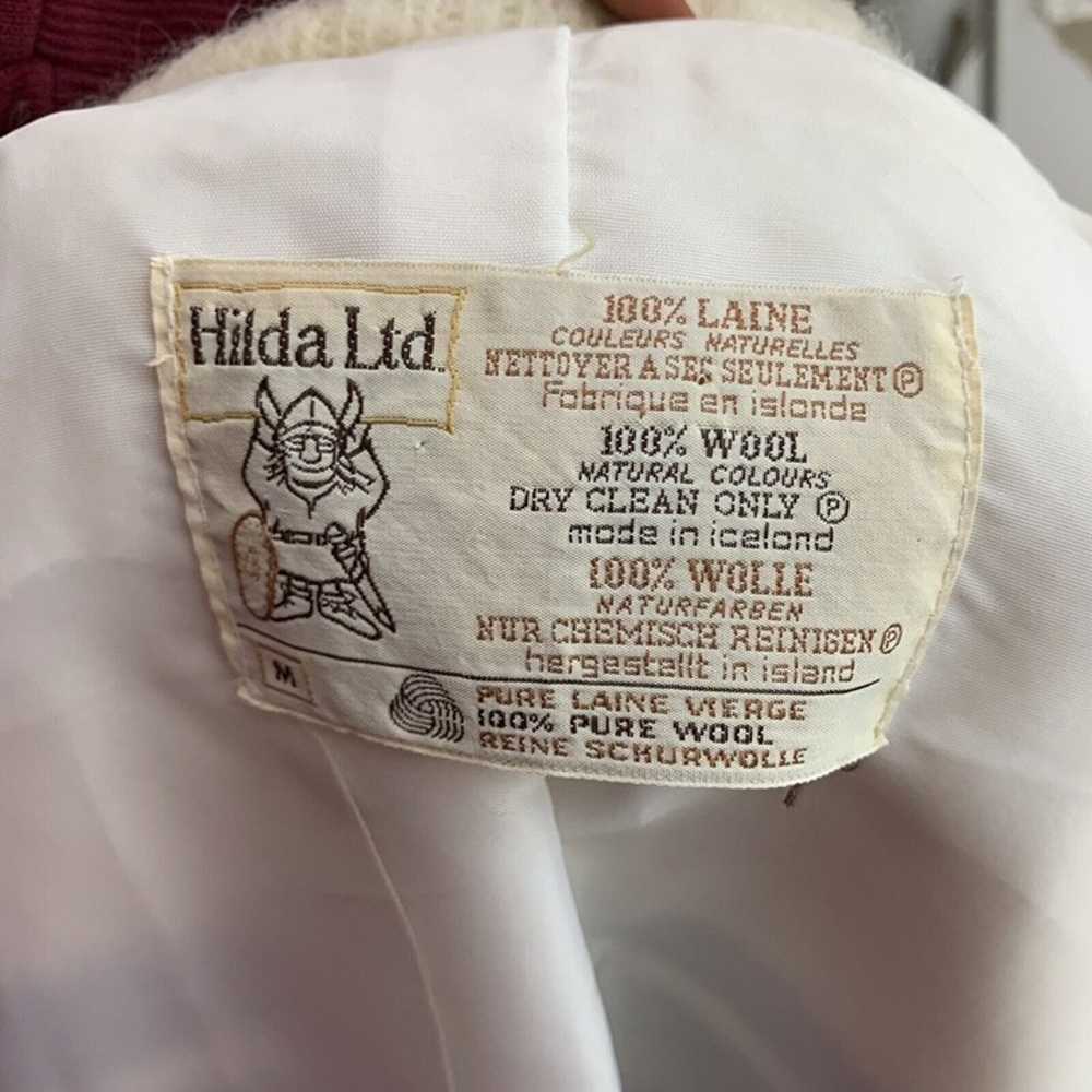 Vintage Wool Coat & Hat Medium Hilda Ltd Full Zip… - image 7