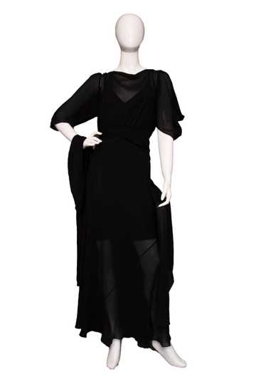 Petar Petrov Black Silk Dress M