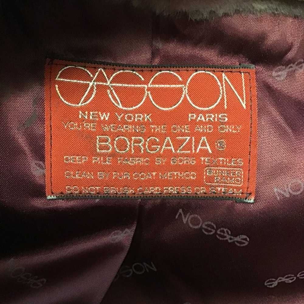Vintage Sasson Borgazia Fur Coat Purple large - image 6