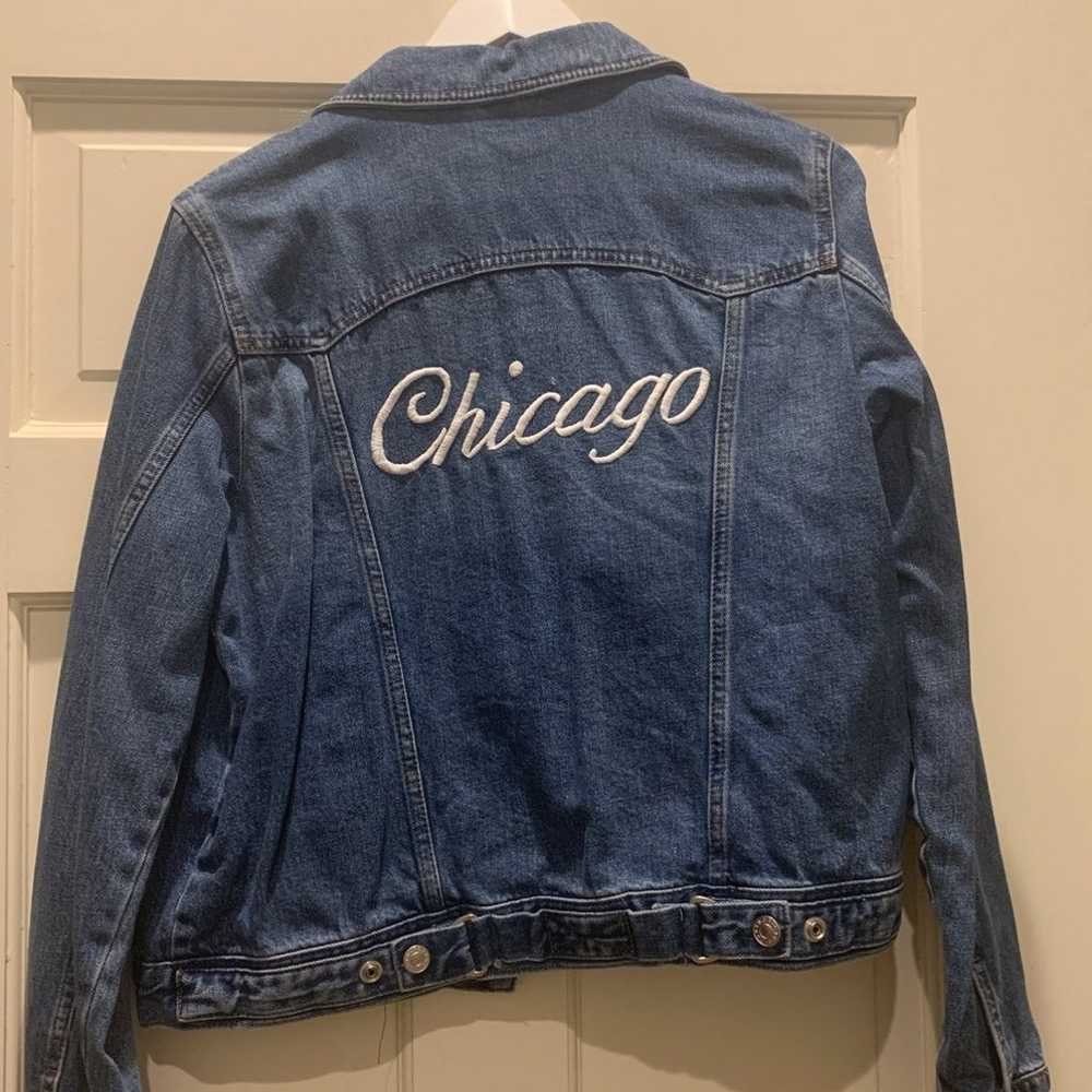 Topshop Customized Chicago Denim Jacket - image 1