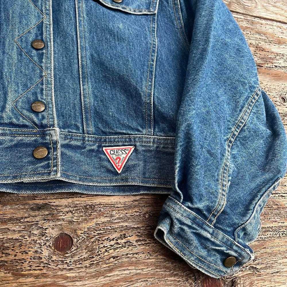 Vintage 80’s Guess By Georges Marciano Denim Jack… - image 2