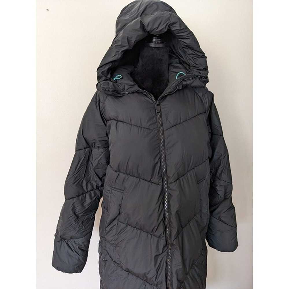 Save the Duck Size Large Long Puffer Coat Overcoa… - image 3