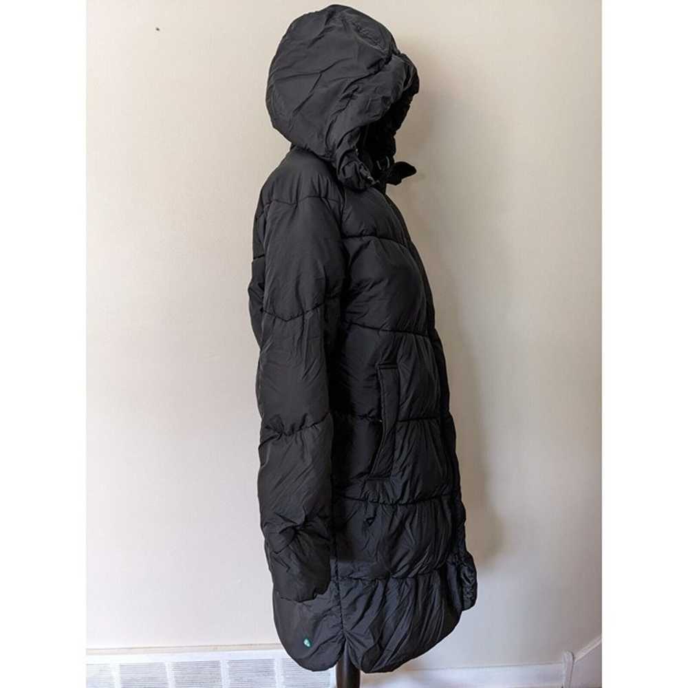 Save the Duck Size Large Long Puffer Coat Overcoa… - image 5