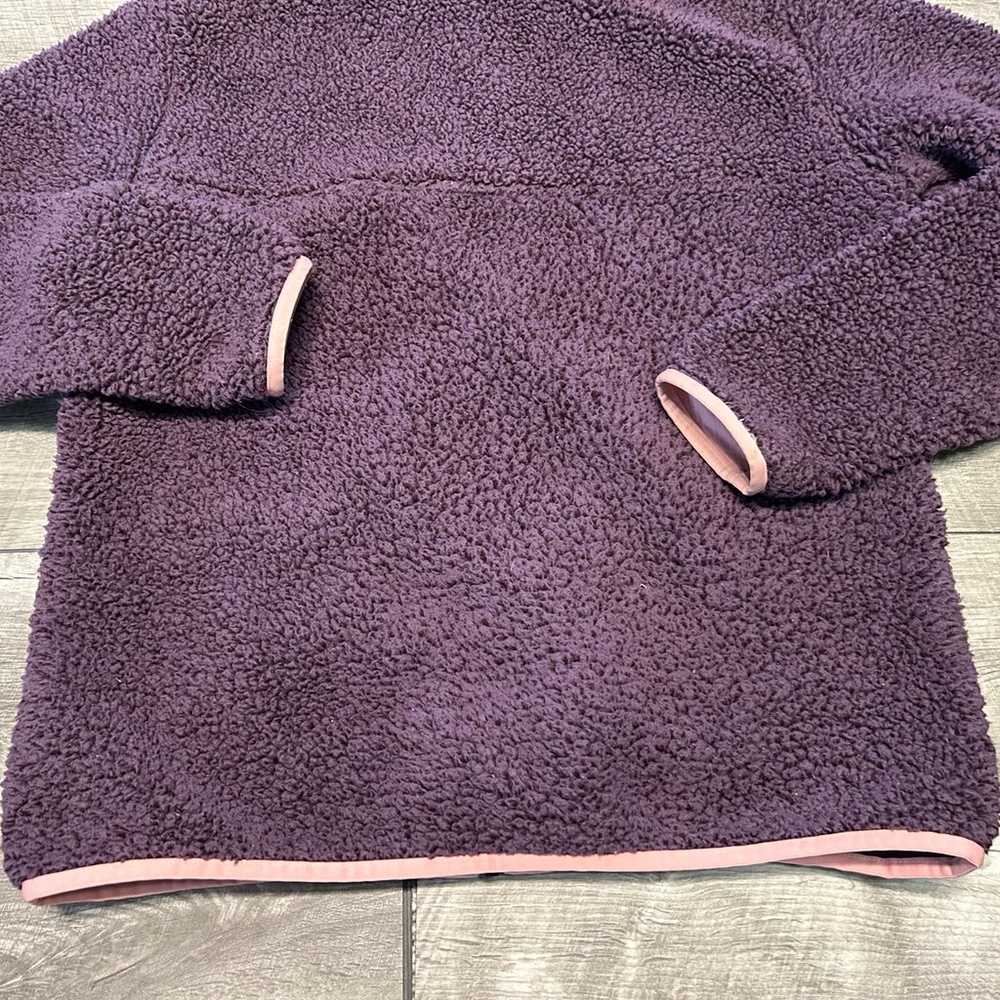 Columbia Women’s Purple Sherpa Fuzzy Fleece Full … - image 9