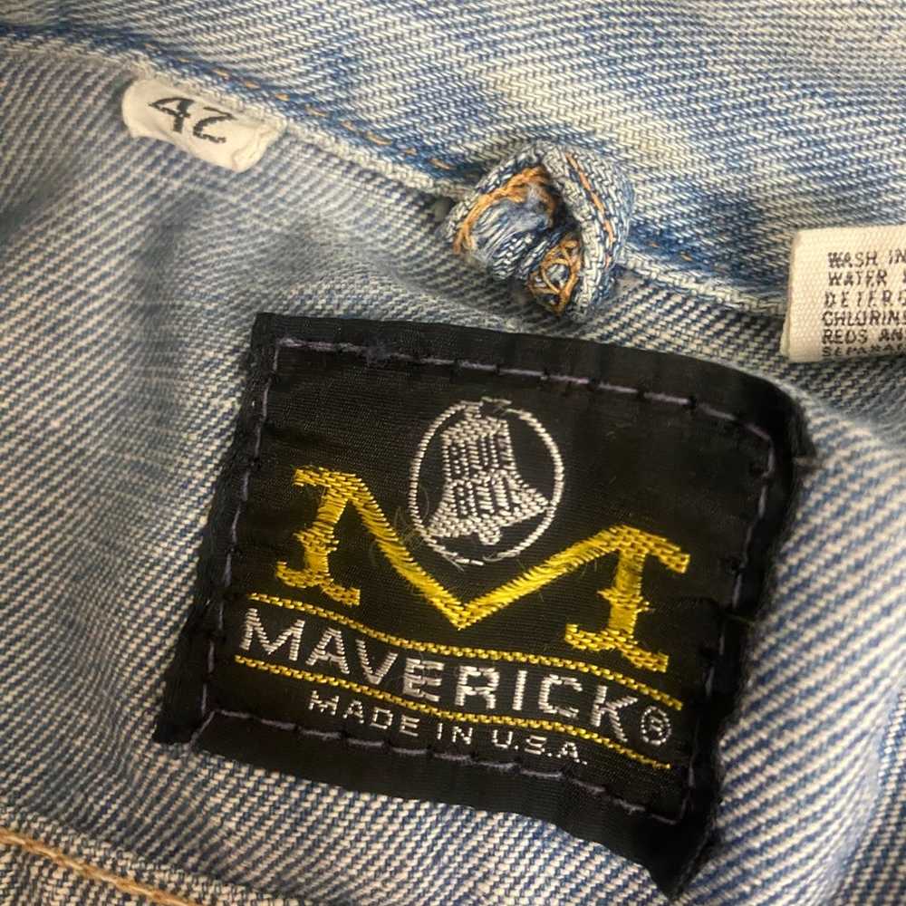 Vintage Maverick jean jacket - image 8
