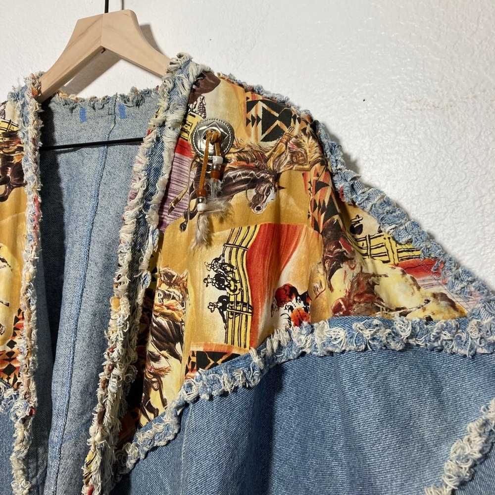 Western Horses Denim Jacket - image 8