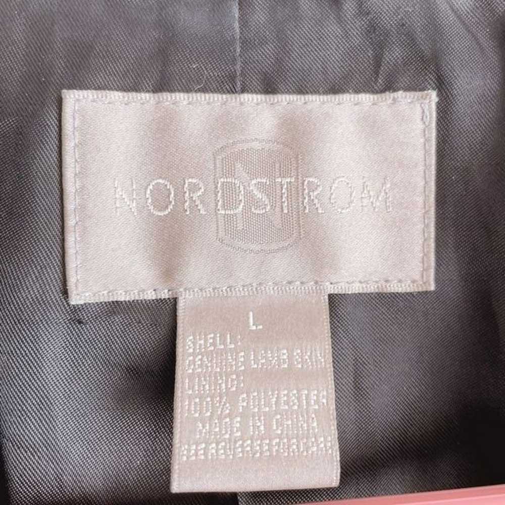 Vintage Nordstrom Genuine Lambskin Black Jacket S… - image 4