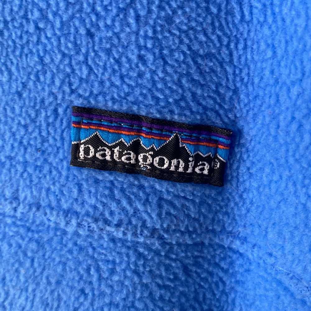Patagonia vintage fleece Large blue made in USA - image 3