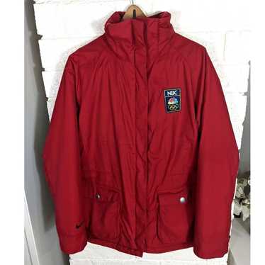 NBC Olympics Nike Fit Storm ACG Red Puffer Jacket… - image 1