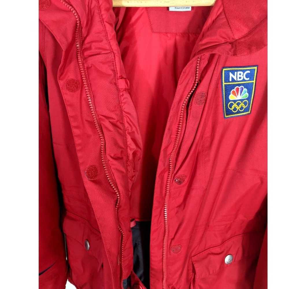 NBC Olympics Nike Fit Storm ACG Red Puffer Jacket… - image 4